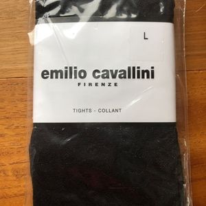 EMILIO CAVALLINI Firenze floral lace tights BLLC/L